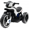 BABY MIX detská elektrická motorka Polícia, čierna/biela 5902216907942