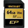 Patriot V90 SDXC 64GB /UHS-II U3 / Class 10/+ Adaptér PEF64GEP92SDX