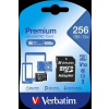 Karta VERBATIM MicroSDXC 256GB Premium, U1 + adaptér 44087 Verbatim