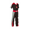 TOP TEN Kickboxing uniform “Star” for Kids - size 130 = 130 cm, white-black Size: L, 180 cm, Color: Black - Red