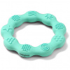 BabyOno detský krúžok na prerezávanie zubov silikon modrá