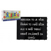 Abeceda Skladačka s písmenkami a číslami + podložky plast v krabici 31x13x4cm