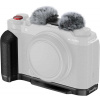 SmallRig 4876 L-Shape Mount Plate with Silicone Handle pro FUJIFILM X-M5 černý