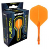 8788-Letky Winmau FUSION MEDIUM ORANŽOVÉ - úzky závit (FUSION - dĺžka násadky 34 mm)