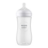 Avent Natural Response priehľadná fľaša s cumlíkom pre podporu rytmu pitia 330 ml