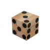 Drevený hlavolam kocka Cube