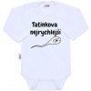 New Baby Body s potlačou Tatínkova nejrychlejší