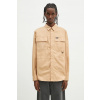 Košeľa Columbia Landroamer Twill pánska, hnedá farba, regular, s klasickým golierom, 2120581