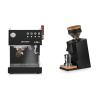 Ascaso Steel DUO PID PLUS, Black&Wood + Eureka Mignon Single Dose, Black & Oak