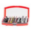 Strend Pro 2250280 Sada bitů EVE-12091 - 34 kusů, L-25 mm, S2, CrV + držák bitů
