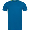 Stedman Tričko Active 140 Crew Neck, sportovní, krátký rukáv, pánské COT058400k4405-king blue 2XL Modrá královská