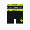 Nike 3 Pack Dri-FIT Boxer pánske šortky Blk/Gry/Volt X Small