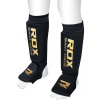 Vega RDX Chrániče na priehlavok a píšťalu HOSIERY SHIN INSTEP FOAM BLACK/GOLD, veľkosť XL