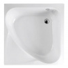 Polysan Carmen - Hlboká sprchová vanička, 900x900x300 mm, s konštrukciou, Heavy Shell, biela 29711