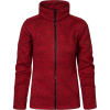 Promodoro Bunda Promodoro 7725, fleecová, pletená, dámská COT407725v7302-heather red M Melír červená