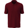 Lux Short sleeve Polo STEDMAN, červená Bordeaux, XXL