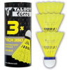 Badmintonové míčky TALBOT TORRO Tech 350 Medium 3 ks - žluté