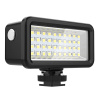 Potápačské vodotesné svetlo Puluz LED 40 m (čierne) (IN-PU631B)