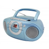 Soundmaster SCD5100BL/ CD přehrávač/ Přehrávač Kazet/ FM rádio/ Modrý