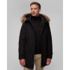 Pánska čierna Páperová Bunda Woolrich Polar High Collar Fur Parka