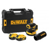 DCW210P2 DEWALT 18V AKU EXCENTRICKÁ BRUSKA 125MM, 2X5,0AH, NABÍJEČKA, KUFR T-STAK