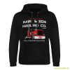 Over The Top Hoodie Hawk and Son Hauling