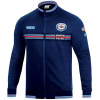 Sparco mikina na zips Martini Racing, farba modrá, veľkosť L