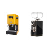 Gaggia New Classic E24 BC, yellow + Eureka Mignon Specialita, CR black