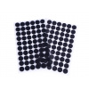 Suchý zips samolepiaci kolieska Ø15 mm Variant: 7 modrá temná, Balenie: 1 karta