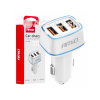 Nabíjačka do auta 3x USB-A 30W 12/24V AMiO-03889