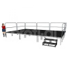 Power Dynamics Kompletní podium 6x4m - výška 60-100cm včetně schodů a zábradlí