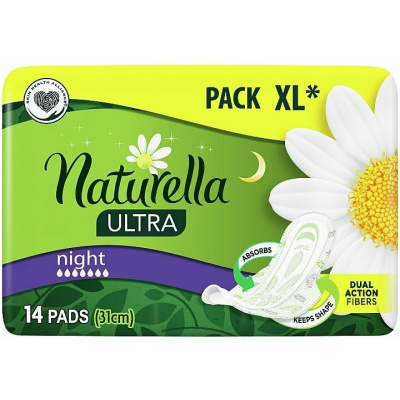 Procter & Gamble NATURELLA Ultra Night hygienické vložky 14ks