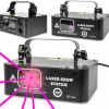 LASEROVÝ PROJEKTOR, SCÉNICKÝ PROJEKTOR, DISKOTÉKOVÝ SKENER NA UKÁŽKU SVETIEL