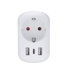Solight cestovní adaptér UK USB A+C pro použití ve Velké Británii, typ G PA03UK