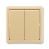 Instalační spínač ABB 3553-05289 D2 Classic, lustrový, béžový
