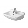 Duravit Starck 3 - Umývadlo, 55x43 cm, s prepadom, s otvorom na batériu, WonderGliss, biela 03005500001