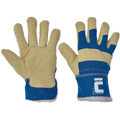 CERVA SHAG rukavice| zimné komb. žlto-modré - 9
