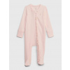 GAP Baby overal na zips Ružová