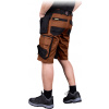 Leber&Hollman HARVER-TS BRB pánske kraťasy Brown/Black S-3XL