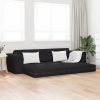 zahrada-XL rozkladacia pohovka 2-v-1 čierna 245x150x60.5 cm 4106717