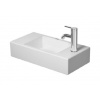 Duravit Vero Air - Umývadielko, 50x25 cm, bez prepadu, otvor na batériu vpravo, WonderGliss, biela 07245000081