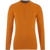 Pánské funkční triko CRAFT ADV Warm Intensity LS - oranžová Velikost: L