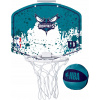 Wilson NBA Team Mini Hoop Charlotte Basketball Kit (Wilson Charlotte Hornets Mini Basketball Board)