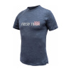 Tričko Fresh Trash MEN'S MERINO TENCEL LOGO 2.0 TEE BLUE S