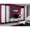 Cama Meble Obývačka VIGO NEW 7, biely mat/biely lesk