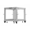 LANBERG OTEVŘENÝ RACK 19'' 9U 600X600-1100 NASTAVITELNÝ ŠEDÝ