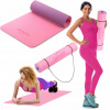 PODLOŽKA NA CVIČENIE JOGY PILATES GYMNASTICKÁ KARIMATKA TPE 0,6 CM GYMTEK