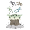 Komar Samolepka na stenu SW Mandalorian Grogu Enchanted Frogs 50x70 cm, 5dielna