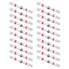 Vodotesna káblová spojka spájkovacia s cínom a bužírkou - červená Ø2,7mm x 40mm 20ks