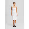 Šaty Karl Lagerfeld biela farba, midi, priliehavé, A2W13018 L